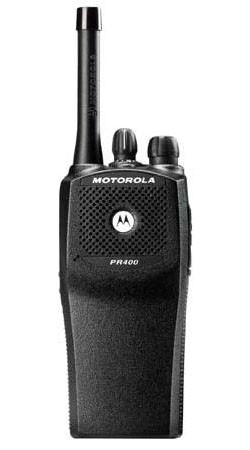 Motorola PR400 UHF Portable Radio, 4 Watts, 16 Channel, AAH65RDC9AA2AN