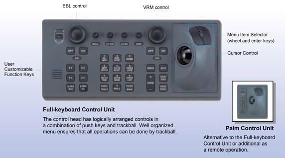 Furuno FAR2137 Keyboard Access