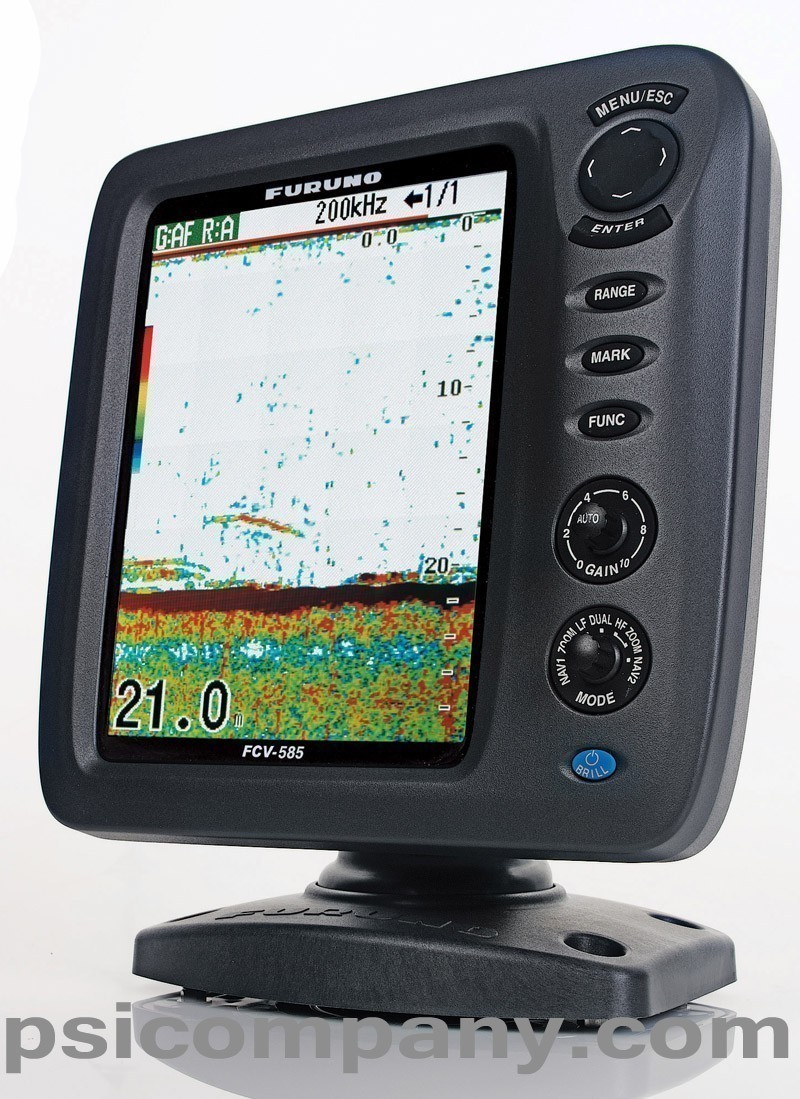 Furuno FCV585 Fishfinder, 8.4 Display, 50 and 200 kHZ, 1 Kw Output