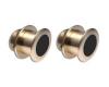 Raymarine B75 Bronze Thru-Hull Med-Hi Pair 20 Degree Tilt Element - Transducer Option for CP450C w/30' Cable