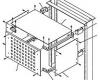NewMar RRC-7-19 Rear Rack Cover, 19" Rack
