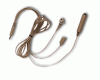 Motorola BDN6668 3 Wire Surveillance Kit with Mic and PTT, Beige