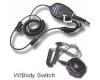 Motorola NNTN4187 Integrated Ear Mic and Receiver w/ remote PTT