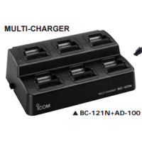 ICOM BC-121NS 6-Unit Charger Kit BC121N + AD110 x 6