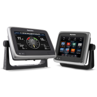 Raymarine a67 5.7\" Multifunction/Sonar Display w/ Silver US Coastal Charts including Alaska, Hawaii, & Over 3000 Inland Lakes