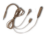 Motorola BDN6668 3 Wire Surveillance Kit with Mic and PTT, Beige