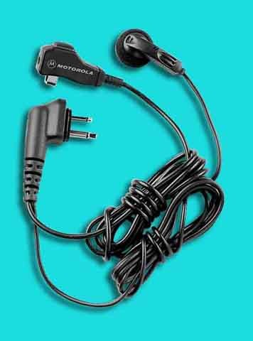 Motorola HMN8435 Earbud with Clip Microphone and PTT