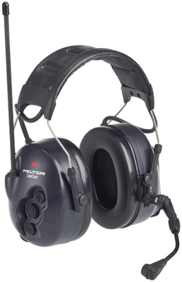 3M Peltor Lite-Com Pro II 2-Way Radio Headset, MT7H7F4010-NA-50, Communications Headset Headband