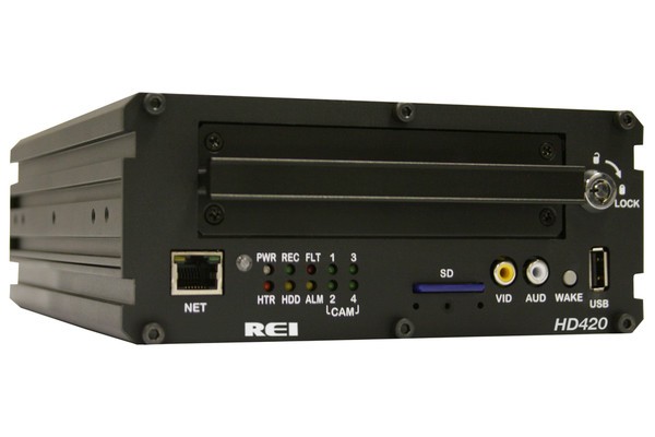 REI Digital BUS-WATCH HD420-4-500 DVR w/4 Cameras & 500GB Hard Drive