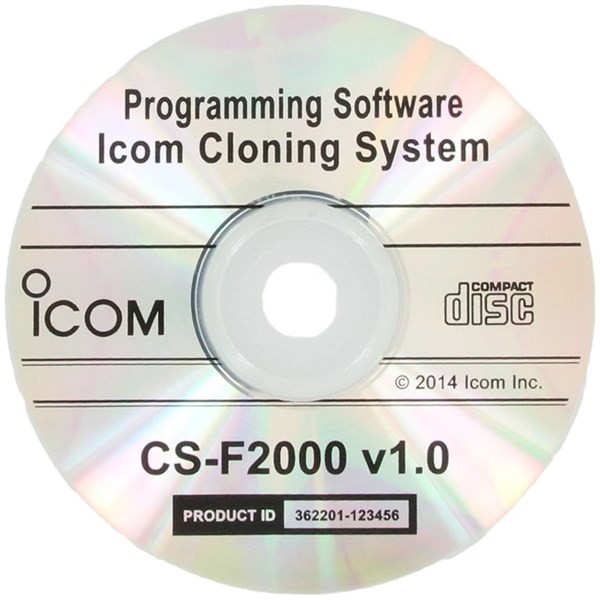 ICOM Programming Software for the F1000D/2000D 