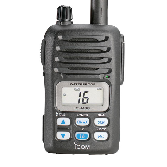ICOM M88 01 5W Compact Radio with 22 Programmable Channels