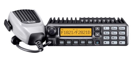 ICOM IC-F2821D P25 UHF Mobile Radio, 256 Channel, 45W