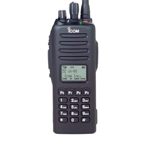 ICOM IC-F80DS 31 380-450MHz P25 Radio with FIPS AES Installed, No DTMF Keypad