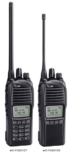 ICOM IC-F3261DT 40 136-174MHz Waterproof IDAS Radio with GPS, Full DTMF Keypad