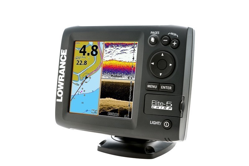 Lowrance ELITE-5 CHIRP W/XD 50/200/455/800