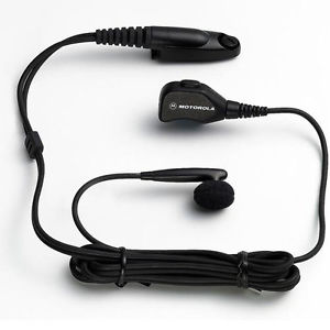 Motorola PMLN4519 Earbud with Microphone, PTT, 2 Wire, I/S