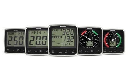 Raymarine i50/i60 Wind, Speed & Depth System Pack