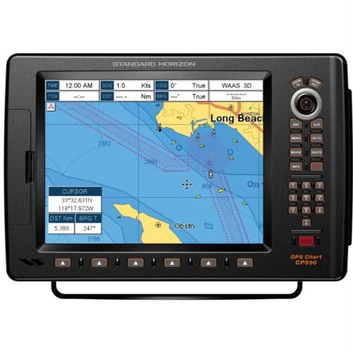 Standard Horizon CP590 Chartplotter with External GPS WAAS with Built-In Charts
