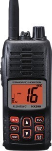 Standard Horizon HX290 Portable VHF Radio, Battery, Ant., Chrgr