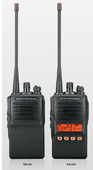 Vertex Standard VX351-D0UNEP VHF Portable Radio High Performance