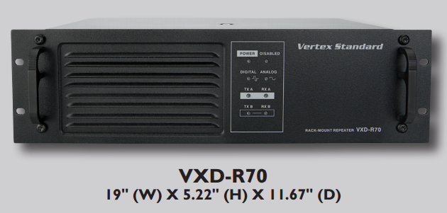 Vertex Standard VXD-R70 Digital Repeater, UHF Repeater