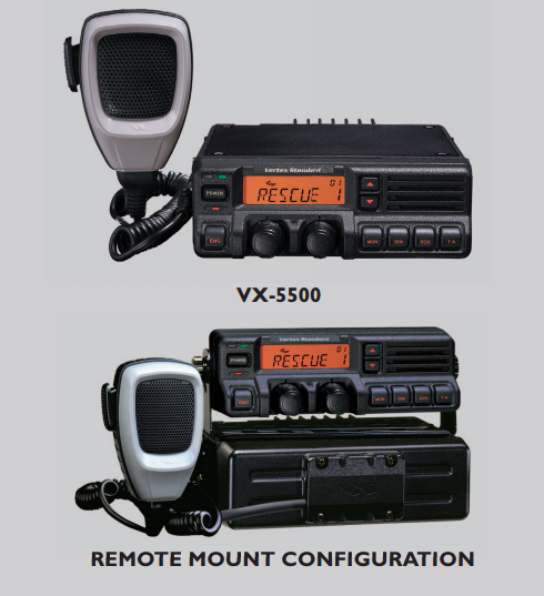 Vertex Standard VX-5500V Remote PKG-DH Mobile Radio