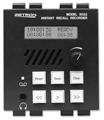 Zetron Model 3022 Instant Recall Recorder