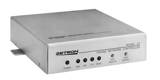 Zetron Model 33 Paging Network Controller